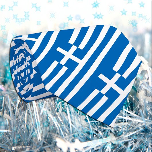 ギリシャのタイ、ビジネスファッション、ギリシャ国旗 ネクタイ