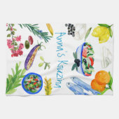 ギリシャのタベルナキッチンタオル キッチンタオル (横)