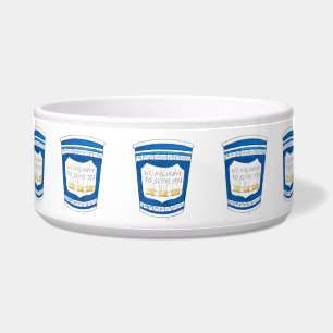 ギリシャのダイナーコーヒーカップ幸せにあなたを提供するドッグボウル ボウル