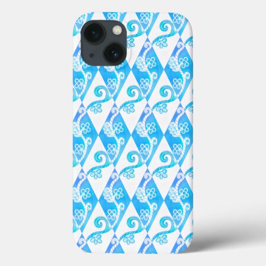 ギリシャのダイヤモンド柄レースの装飾 Case-Mate iPhoneケース (裏面)
