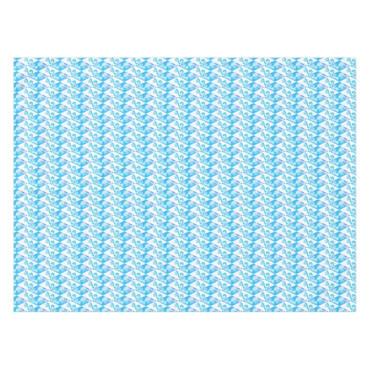 ギリシャのダイヤモンド模様のレース テーブルクロス (正面(横))