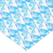 ギリシャのダイヤモンド模様のレース テーブルクロス (アングル)