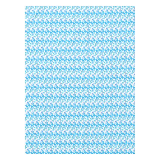 ギリシャのダイヤモンド模様のレース テーブルクロス (正面)