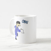 ギリシャのダンサーマグ OPA! コーヒーマグカップ (正面左)