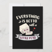 ギリシャのチーズ愛好家 - フェタチーズ シーズンカード (正面)