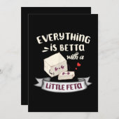 ギリシャのチーズ - フェタ愛好家 シーズンカード (正面/裏面)