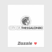 ギリシャのテッサロニキ市のロゴ シール (シート)