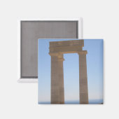 ギリシャのテンプルマグネット マグネット (正面/裏面)