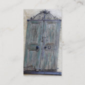 ギリシャのドアの標準 名刺 (裏面)