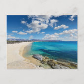 ギリシャのナクソス島にあるアギオスビーチ ポストカード (正面)