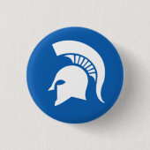 ギリシャのバッジ-重装歩兵のヘルメット 缶バッジ (正面)