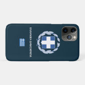 ギリシャのパスポートケース Case-Mate iPhoneケース (裏面(横))