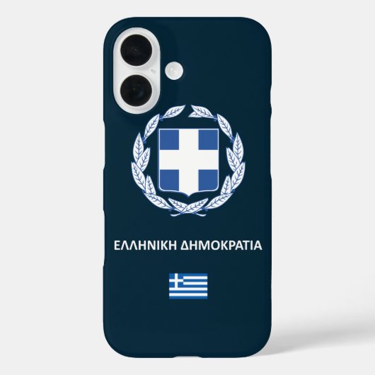 ギリシャのパスポート携帯ケース Case-Mate iPhoneケース (裏面)