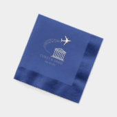 ギリシャのパスポート 箔ナプキン (左)