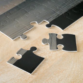 ギリシャのビーチ上空の朝の空景写真 ジグソーパズル (側面)