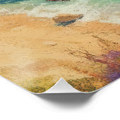 ギリシャのビーチ ポスター (コーナー)