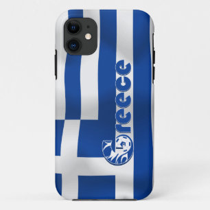 ギリシャのフットボールの旗 iPhone 11 ケース