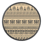 ギリシャのフレット、パタ地中海のーン、ブラウン アイスホッケーパック (正面)