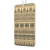 ギリシャのフレット、パタ地中海のーン、ブラウン カーエアーフレッシュナー (左)