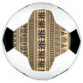 ギリシャのフレット、パタ地中海のーン、ブラウン サッカーボール (回転)