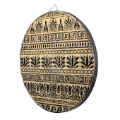 ギリシャのフレット、パタ地中海のーン、ブラウン ダーツボード (正面右)