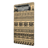 ギリシャのフレット、パタ地中海のーン、ブラウン ミニクリップボード (アングル2)