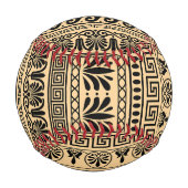 ギリシャのフレット、パタ地中海のーン、ブラウン 野球ボール (正面)