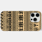 ギリシャのフレット、パタ地中海のーン、ブラウン Case-Mate iPhoneケース (裏面 (横))