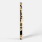 ギリシャのフレット、ミックスミックスミアンダー鍵、ブラウン、あなたの名前 SAMSUNG GALAXYケース (右側面)