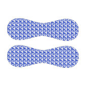 ギリシャのフレッ地中海のト、波のパターン、青 野球ボール (パネル)