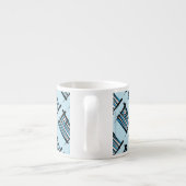 ギリシャのブラシの旗 エスプレッソカップ (裏面)