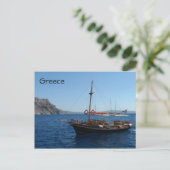 ギリシャのボート ポストカード (スタンド正面)