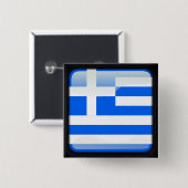 ギリシャのポリッシュフラグ 缶バッジ (正面&裏面)