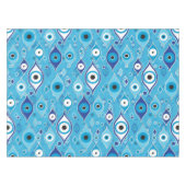 ギリシャのマティマタキ-マティアスマイビルアイパターン テーブルクロス (正面(横))