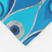 ギリシャのマティマタキ-マティアスマイビルアイパターン フリースブランケット (角)