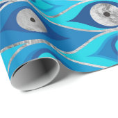 ギリシャのマティマタキ-マティアスマイビルアイパターン ラッピングペーパー (ロールコーナー)