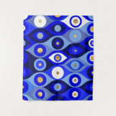 ギリシャのマティマタキ-マティアスマイビルアイブルース タペストリー (正面)