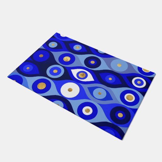 ギリシャのマティマタキ-マティアスマイビルアイブルース ドアマット (アングル)