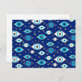 ギリシャのマティマタキ – マティアスマ邪悪な眼の防護 ポストカード (正面/裏面)