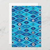 ギリシャのマティ・マタキ – マティアスマ悪の目のパターン シーズンカード (正面/裏面)