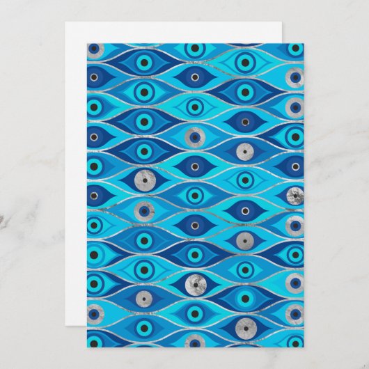 ギリシャのマティ・マタキ – マティアスマ悪の目のパターン シーズンカード (正面/裏面)