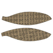 ギリシャのメアンダー鍵スクエアHパターンブラウン バスケットボール (パネル)