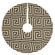 ギリシャのメアンダー鍵正方形パターンブラウン