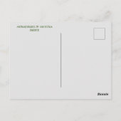 ギリシャのメテオラ修道院 ポストカード (裏面)