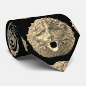 ギリシャのライオン顔 ネクタイ (ロール)