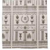 ギリシャのリバイバルモチーフ シャワーカーテン (正面)