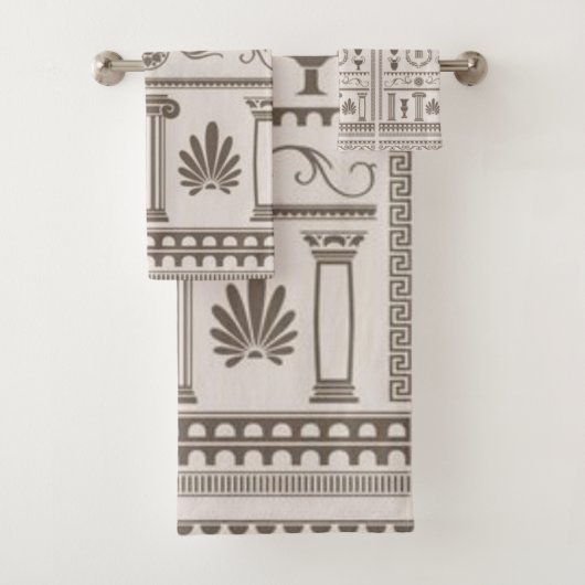 ギリシャのリバイバルモチーフ バスタオルセット (インサイチュ)