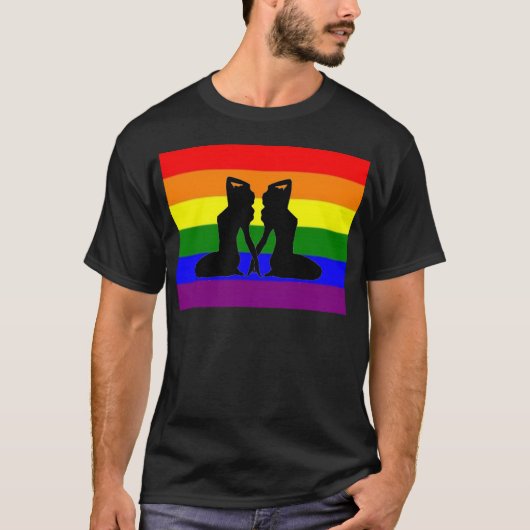 ギリシャのレズビアンのプライド Tシャツ (正面)