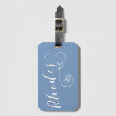 ギリシャのロードスハート国旗 ラゲッジタグ (正面縦)