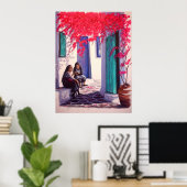 ギリシャのヴィレッジゴシップ（大） ポスター (ホームオフィス)